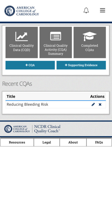 NCDR Clinical Quality Coach