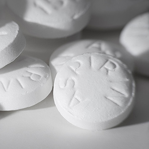 Aspirin pills