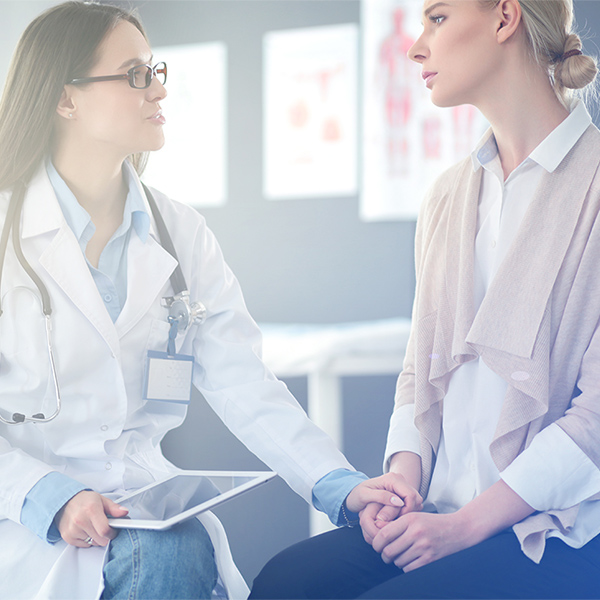 Woman Doctor and Patient; Conceptual Image