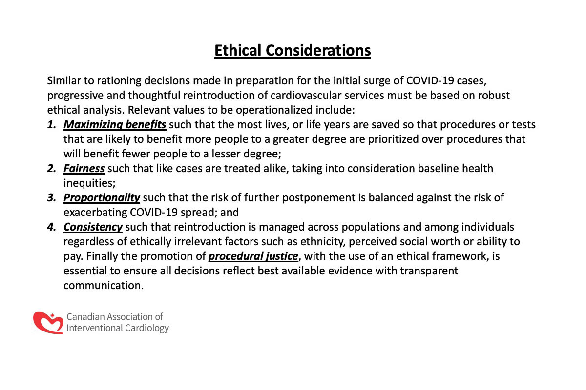 Safe Reintroduction of Cardiovascular Services During COVID-19 Pandemic