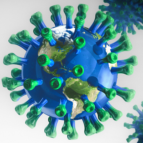 COVID-19 Global Pandemic; Conceptual Image