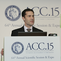 Dr. Valentin Fuster, MD, MACC, at the 7th Annual ACC Cardiovascular Conference on the Middle East.
