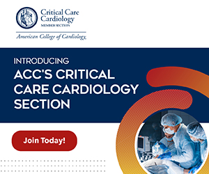 ACC's New Critical Care Cardiology Section!