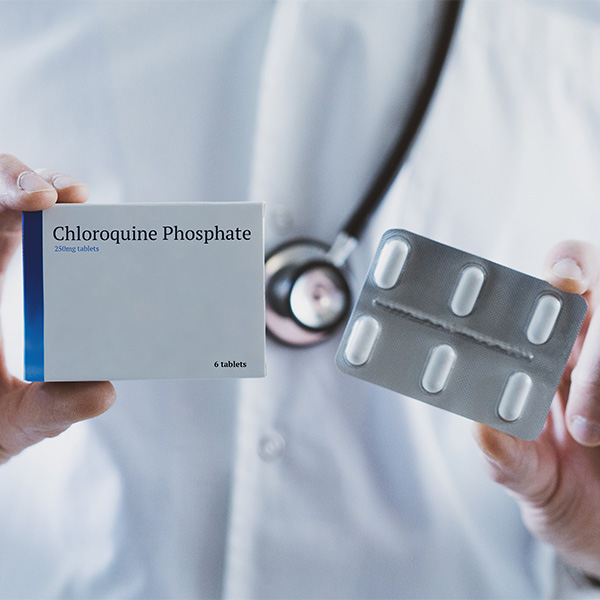 Hydroxychloroquine Pill Pack; Conceptual Image
