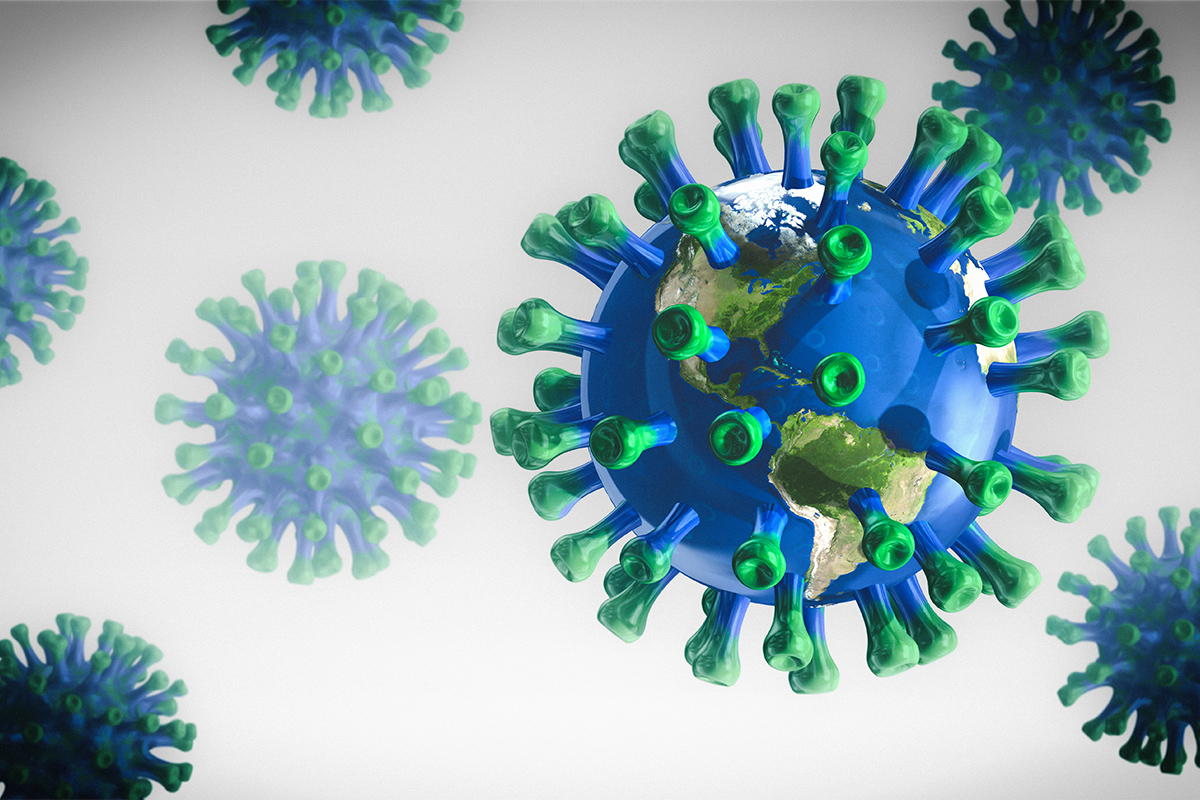 COVID-19 Global Pandemic; Conceptual Image