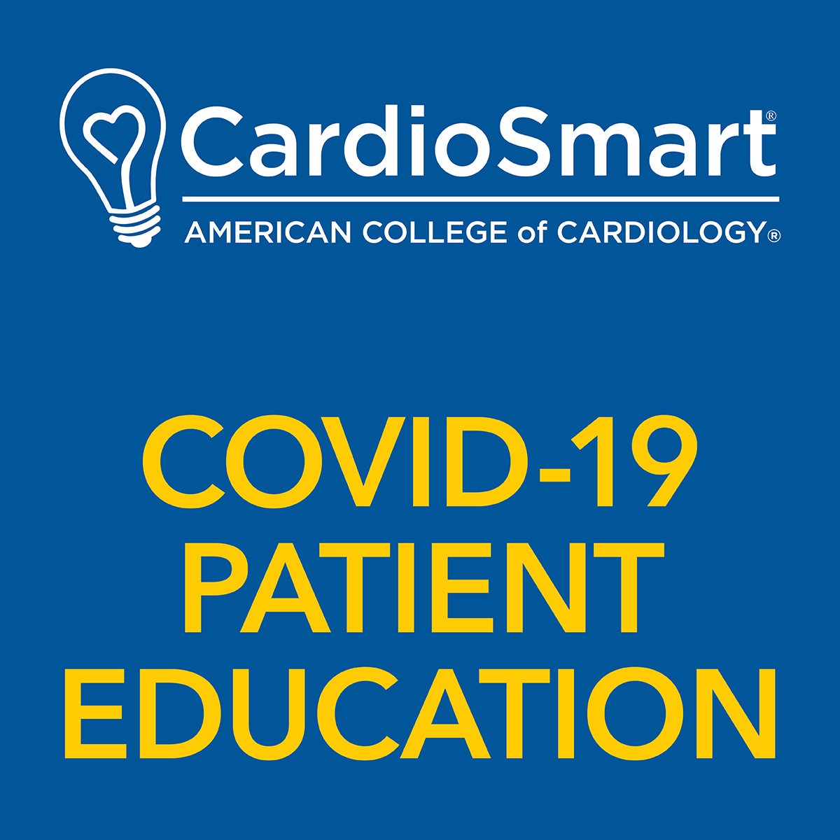 CardioSmart COVID-19 Patient Education