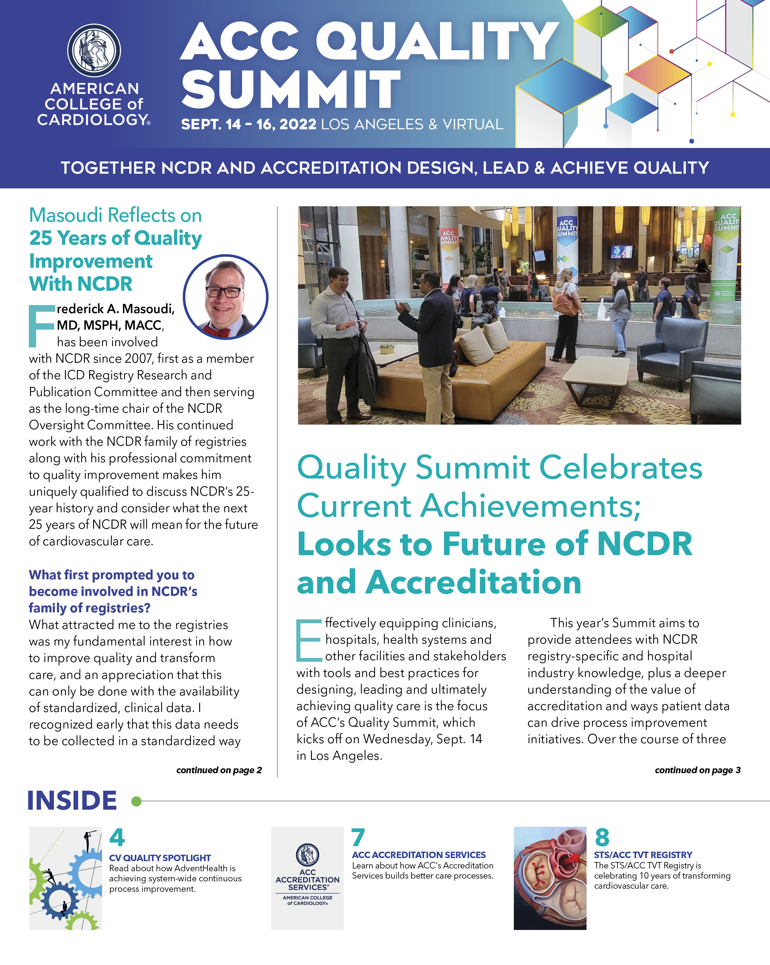 ACC Quality Summit digital newspaper