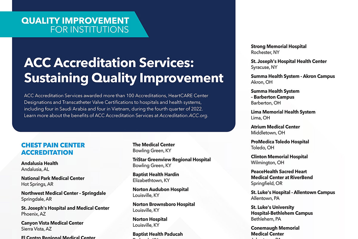 Quality Improvement For Institutions | ACC Accreditation Services: Sustaining QI