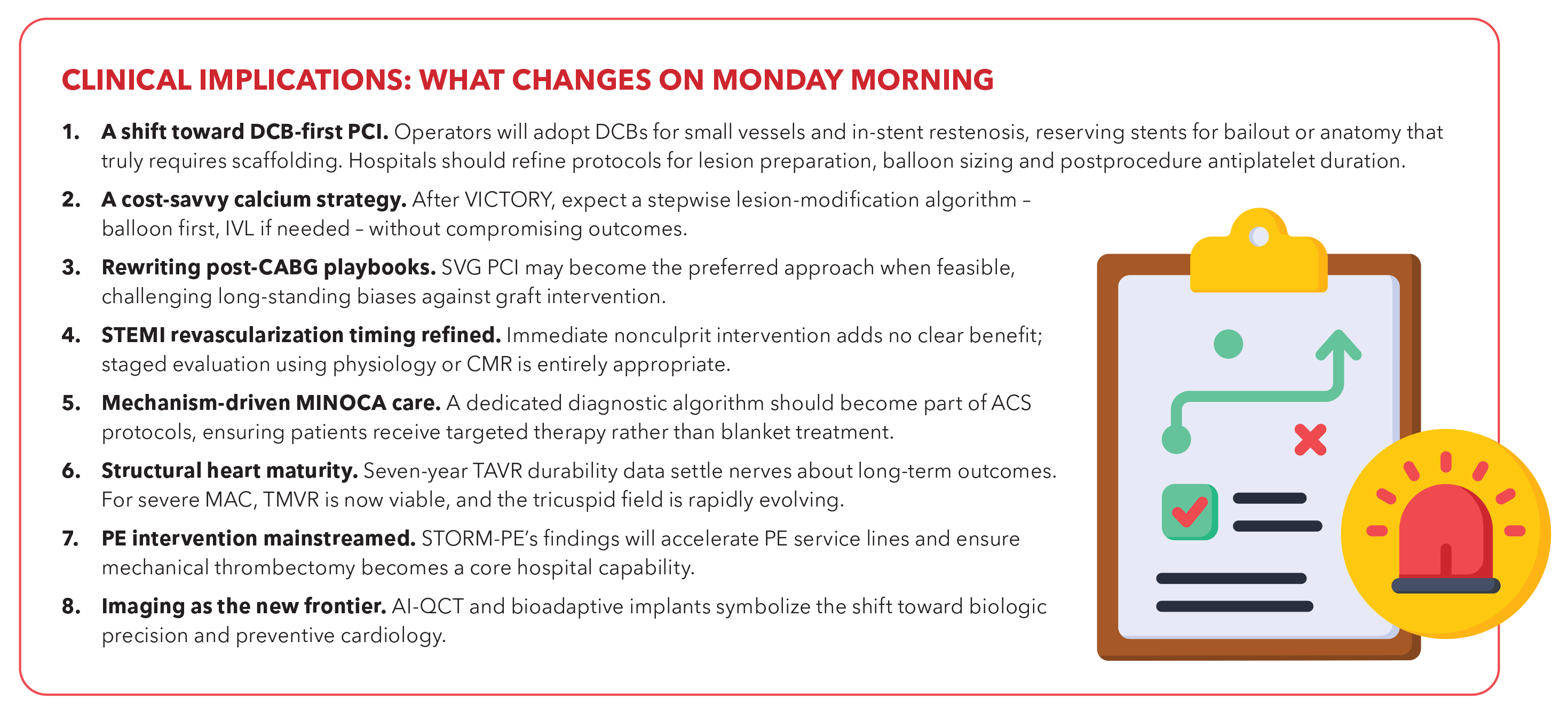 Clinical Implications: What Changes on Monday Morning