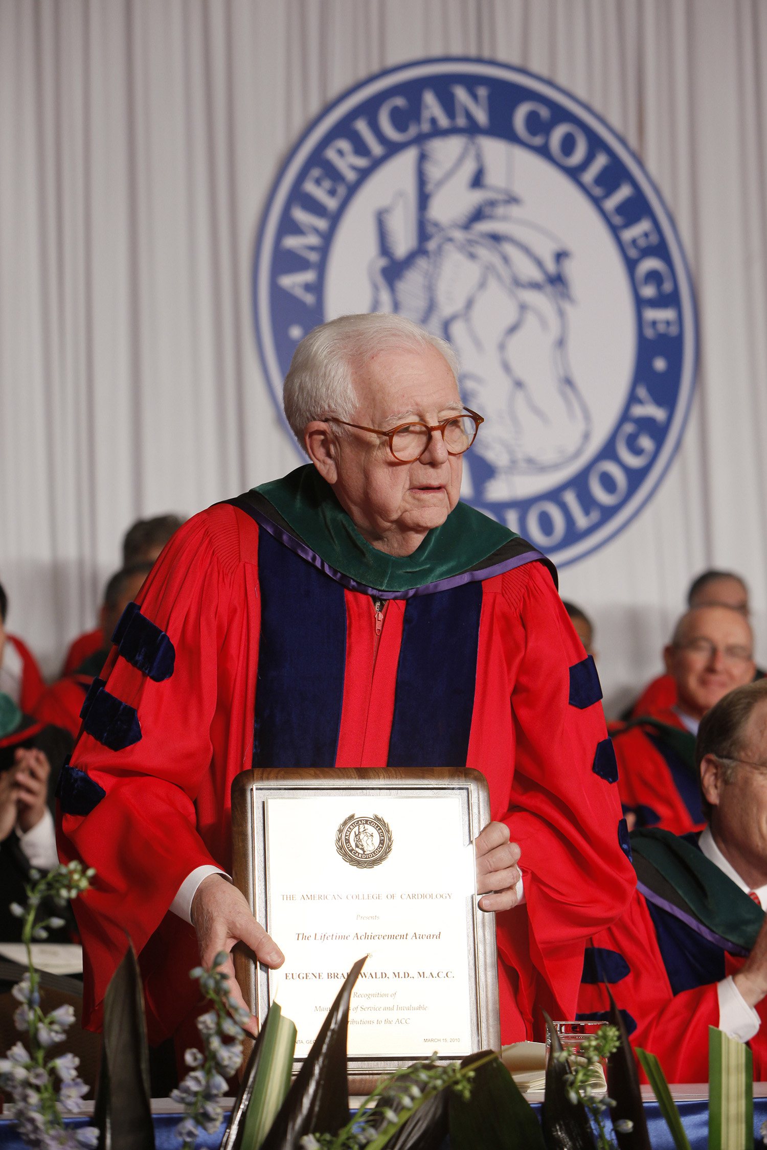 Photo of Eugene Braunwald, MD, MACC and others.