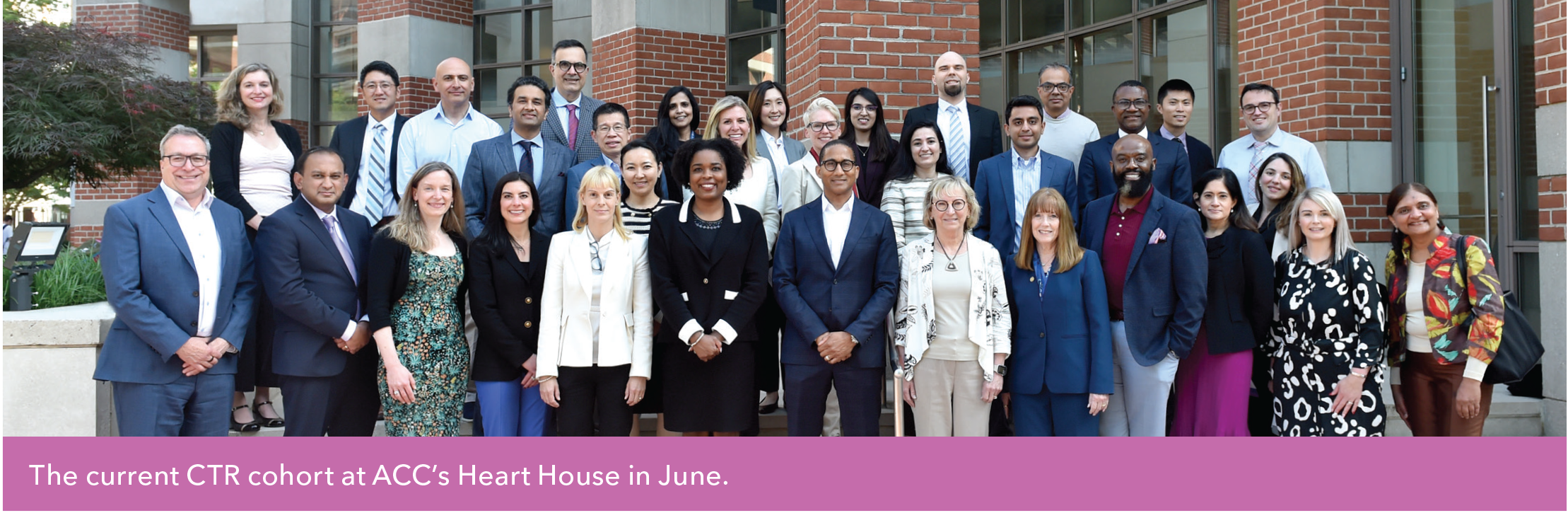 The current CTR cohort at ACC's Heart House in June.